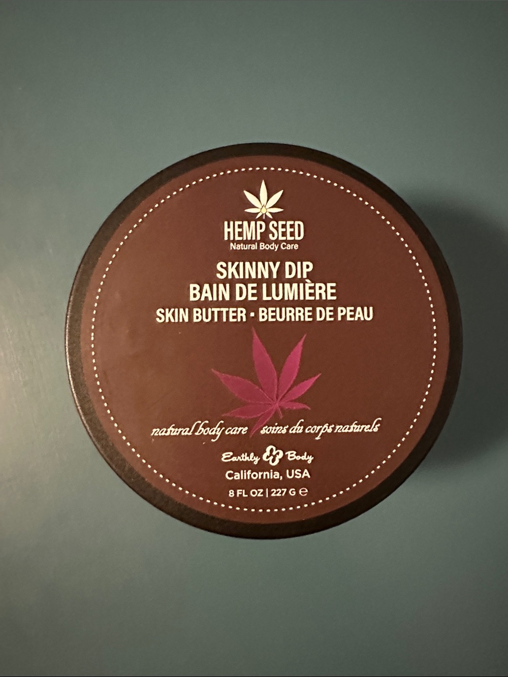 NEW/ UNUSED Hemp Seed Skinny Dip Skin Butter, natural body care